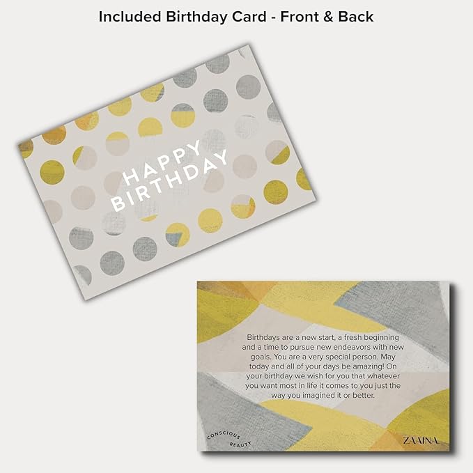 ZAAINA Birthday Gift Set for Women - Bath Gift Basket Set, Body Care Set for Her, Relaxing Spa Kit, Spa Package, Self Care Kit for Women, Pampering Home Spa Kit (DELUXE Spa Set)