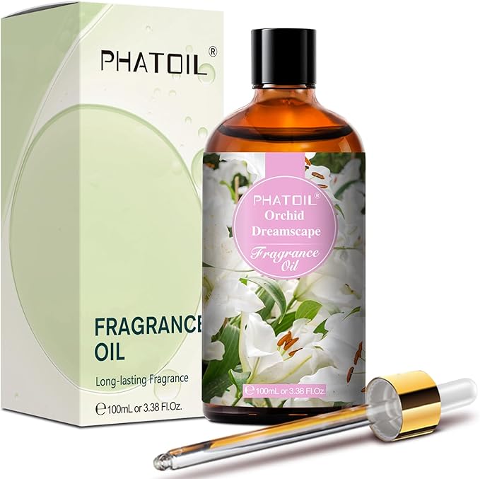 PHATOIL Orchid Dreamscape Fragrance Oils for Aromatherapy, 3.38FL.OZ Diffuser Oils for Home, Perfect for Aromatherapy, Humidifiers, Yoga, DIY Candle and Soap Making - 100ml - Bloomnest