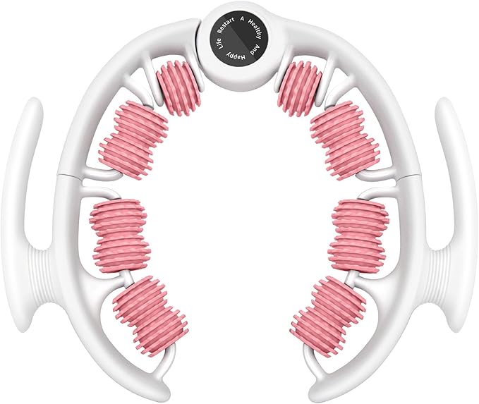 KESHWELL Muscle Massage Roller, Foam Roller for Deep Tissue Massage and Fitness Exercise.Golfer Tennis Elbow Relief Roller for Men&Women, Massage Roller Tool for Neck,Back,Leg, Arm,Thigh. White - Bloomnest