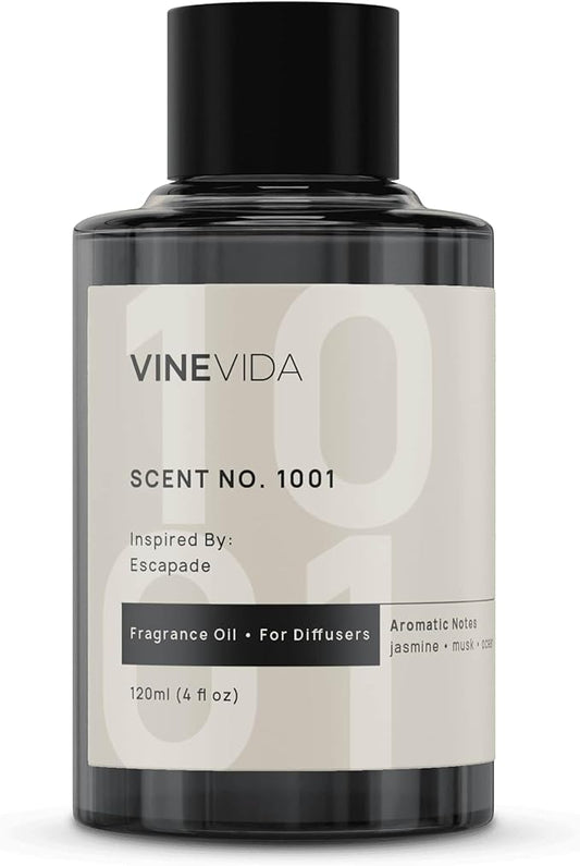 VINEVIDA (4oz) Hotel Fragrance Diffuser Oil - 5 Star Scent for Home - Cold Air Diffuser Oil - Essential Oil No.1001 Inspired by Ritz Carlton VINEVIDA