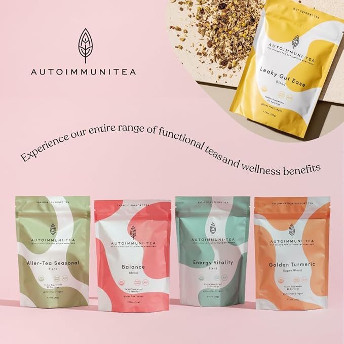 Digestive Tea – Leaky Gut Blend by AutoimmuniTea – Overall Digestive Support, and Stomach Sooth, Made of Organic Marshmallow root and Licorice Root, Cinnamon and Chamomile, IBS AIP Diet – 15 Tea Bags - Bloomnest