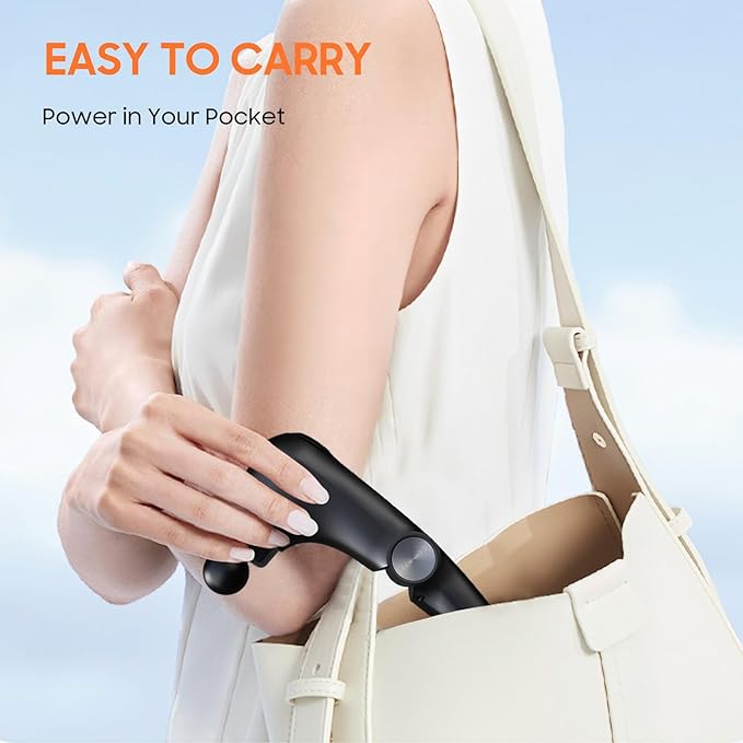 Massage Gun with 10 Replacement Heads, Massage Gun with Heat, Back Massager for Pain Relief Deep Tissue, Massager for Shoulder & Back Muscle Recovery, - Bloomnest