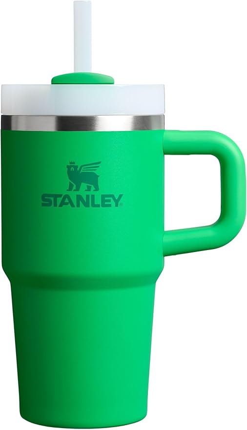 STANLEY Quencher H2.0 Tumbler with Handle and Straw 20 oz | Flowstate 3-Position Lid | Cup Holder Compatible for Travel | Insulated Stainless Steel Cup | BPA-Free | Meadow - Bloomnest