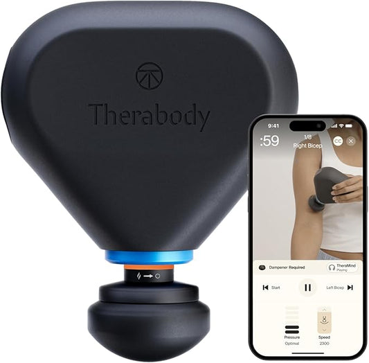 TheraGun Mini Plus Massage Gun by Therabody - Portable Massage Enhanced with Heat – Travel Essential for Faster Recovery On The Go - Bloomnest