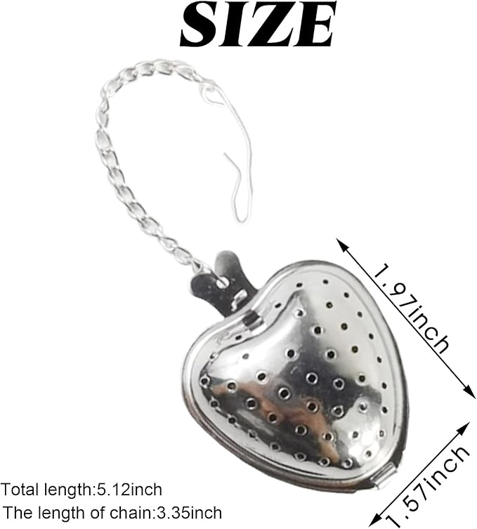 15PCS Stainless Steel Tea Ball 1.5 Inch Tea Infuser Strainers Tea Strainer Filters Tea Interval Diffuser for Tea - Bloomnest
