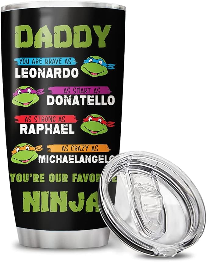 Custom Daddy You are Personalized Tumbler Cup Father's Day Gift, Gift For Dad, Father, Papa, Grandpa 20oz Insulated Coffee/Tea Tumbler with Lid - Bloomnest