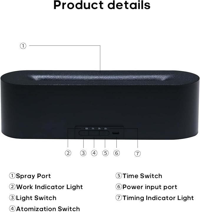 Essential Oil Diffusers,Flame Colorful Water Vapor Fire Fireplace Humidifier for Aromatherapy Aroma Therapy Machine Room Bedroom,Black Flame Diffuser for Essential Oils - Bloomnest
