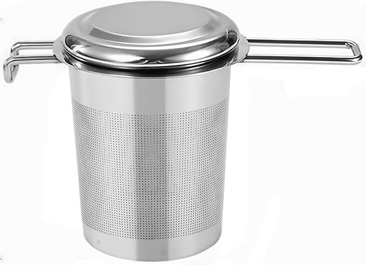 Numola Large Tea Infuser - Stainless Steel Loose Leaf Tea Steeper with Heat Resistant Double Handles, Tea Strainer & Tea Ball for Mugs, Cups & Teapots - Perfect for Home, Office, Coffee - Bloomnest