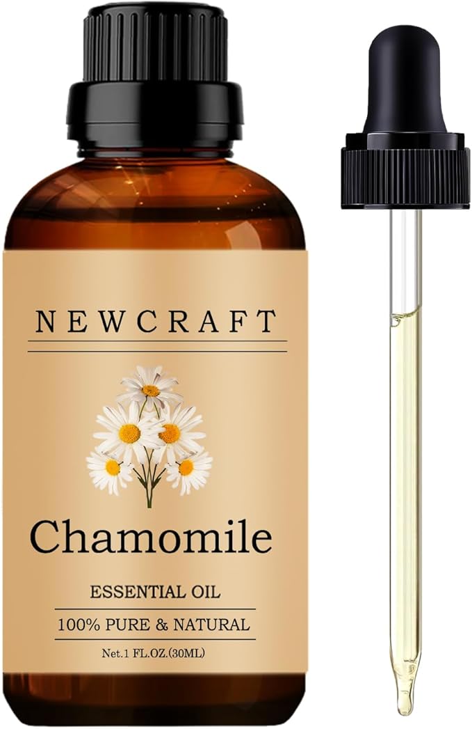 Chamomile Essential Oils, 100% Pure and Natural Essential Oil for Aromatherapy Diffuser - Chamomile/1 Fl Oz NewCraft
