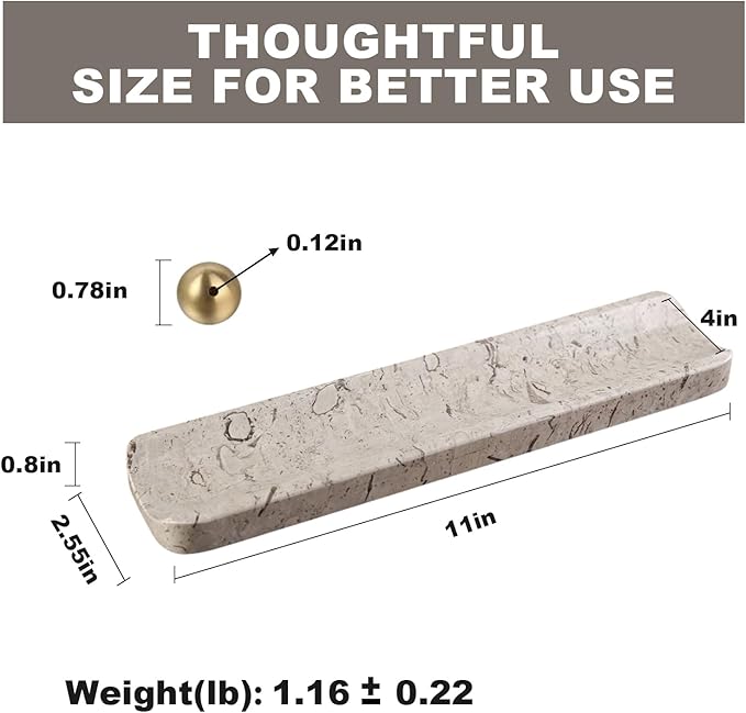 Koville Luxury Natural Marble Incense Holder, Incense Holders for Sticks, Incense Burner Holder, Ideal for Meditation and Relaxing, Easy to Clean - Bloomnest
