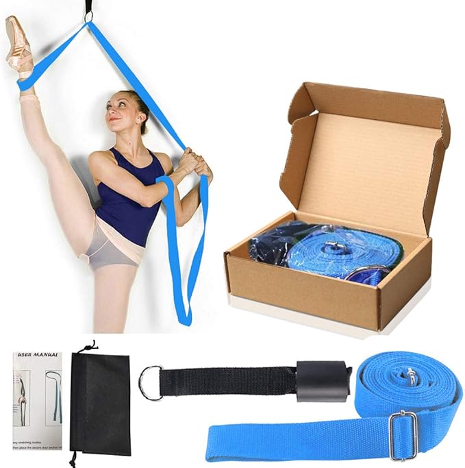 Leg Stretcher, Door Flexibility & Stretching Leg Strap - Great for Ballet Cheer Dance Gymnastics or Any Sport Leg Stretcher Door Flexibility Trainer Premium Stretching Equipment - Bloomnest