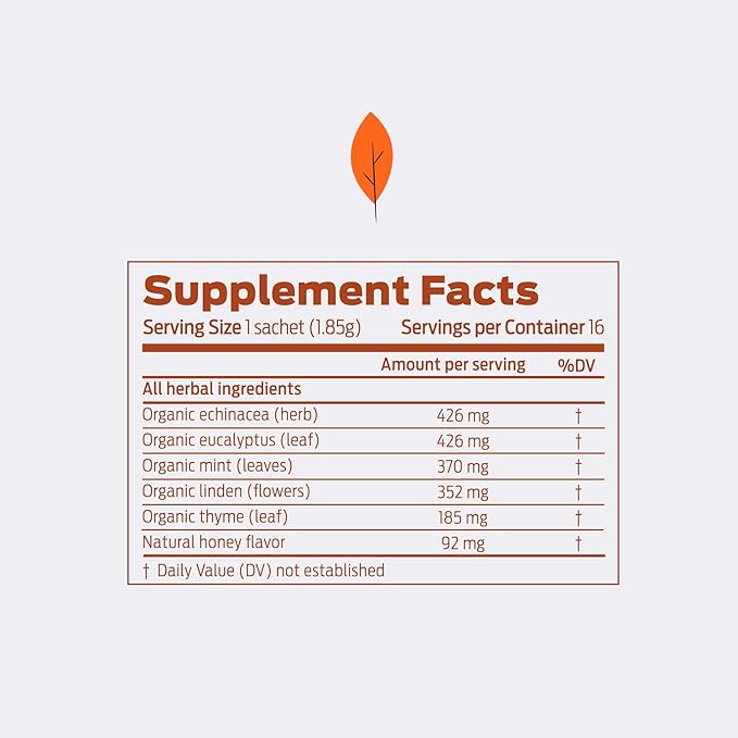 HELPS TEAS | Helps Immunity Boost | Organic herbal blend of Echinacea, Eucalyptus, Mint, Linden, Thyme and Natural Honey Flavor. Facilitates Respiratory Health | 16 Tea Bags | - Bloomnest