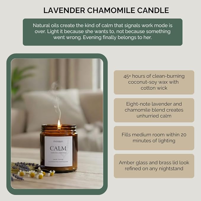Relaxing Bath Gifts for Mom | Wind-Down Ritual with Lavender Candle, Bath Bomb, Soak, Body Butter, Oatmeal Soap Bar - Mom Birthday Gifts for Women, Self Care Package, Mother's Day Gifts - Bloomnest