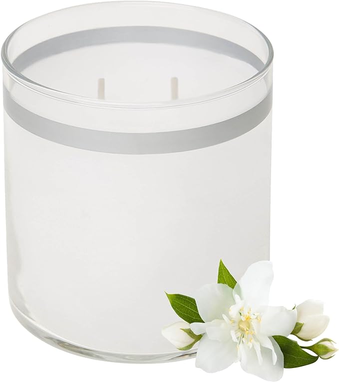 PartyLite GloLite Unscented, 2-Wick Jar Candle, 60 Hour Burn Time, World's Brightest Candle™ - Bloomnest