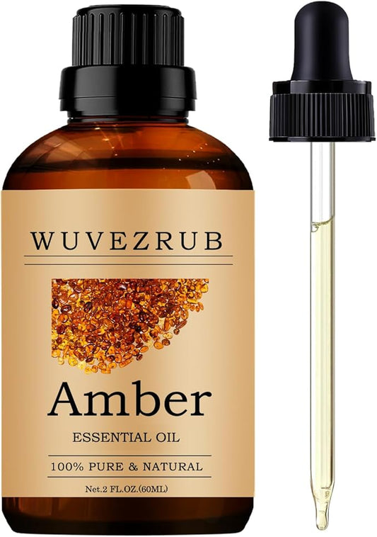 Amber Essential Oils, 60ML Pure and Natural Essential Oil for Aromatherapy Diffuser - Amber /2 Fl Oz - Bloomnest
