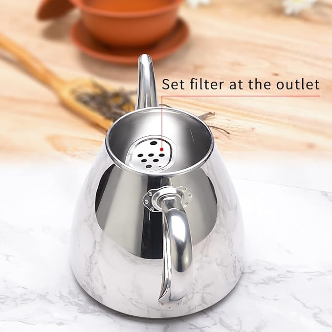 SANQIAHOME Stainless Steel Teapot Coffee Servers 2000ml - Bloomnest