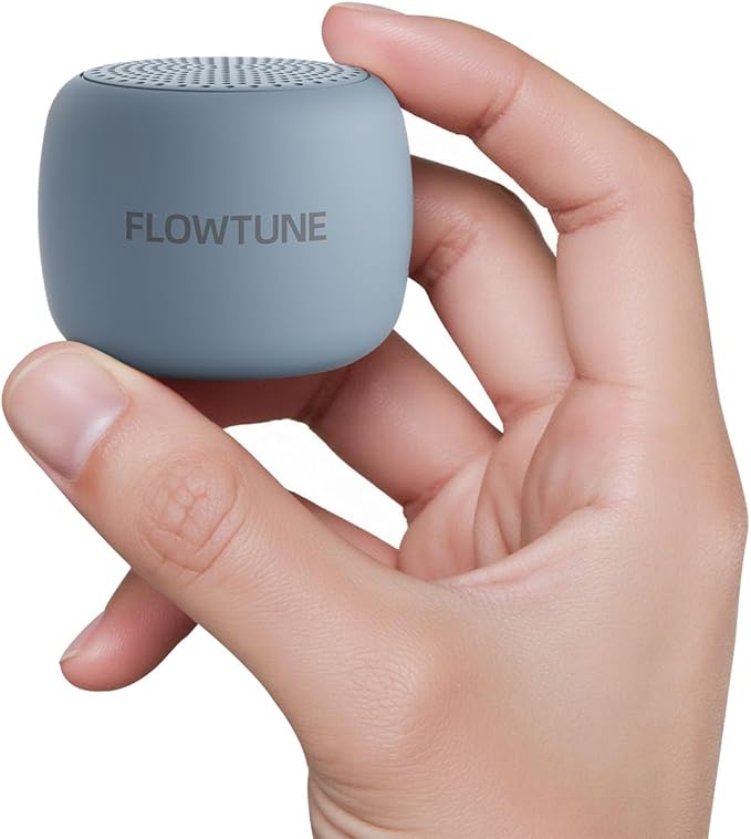Sound Machine Flowtune White Noise Machine for Baby Adults, Mini Portable Sound Machine for Travel, 6H Timer, 18 Soothing Sleep Sounds Gift (Misty Blue) - Bloomnest