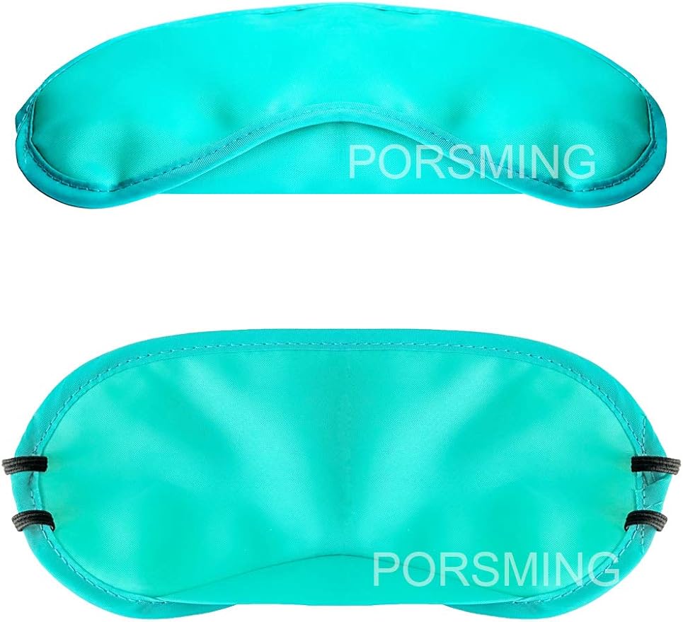 Eye Mask Sleep Masks Pack of 36 PorsMing Sleeping Mask Blindfold Eye Cover Team Building Games Party with Nose Pad and Adjustable Strap for Women Men Kids 4 Layers Colors (18 Color 36 Pieces) - Bloomnest