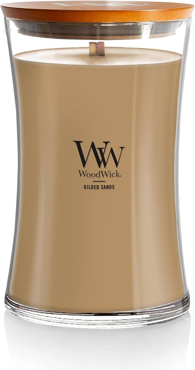 WoodWick Gilded Sands Large Hourglass Candle - Bloomnest