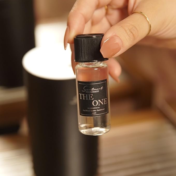 Scentiment Diffuser Oil - The One | Inspired by 1 Hotel® Miami Beach Lobby Scent | Aromatherapy Fragrance Oil | Notes of Cardamom, Leather, Lemon with Cinnamon & Sandalwood (20 mL) Scentiment