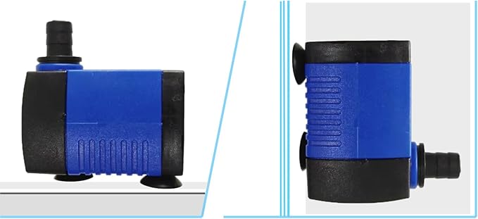 AQUANEAT Small Fountain Pump, 50 GPH Mini Submersible Water Pump with 3.3 ft Tubing, for Aquarium Fish Tank, Pet Water Fountain, Hydroponics, Pond Waterfall Filter Pump - Bloomnest