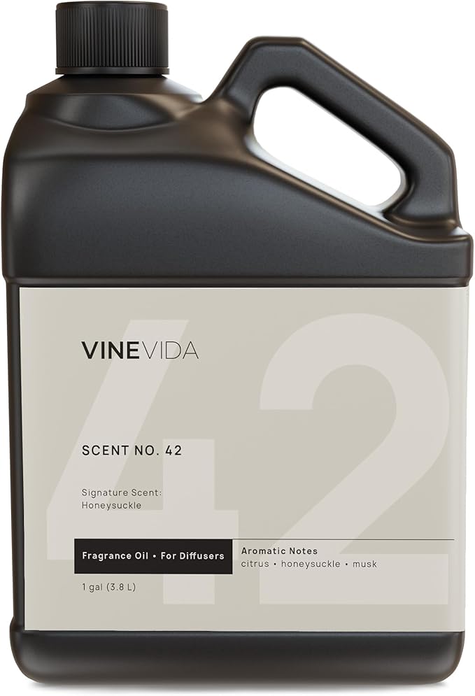 VINEVIDA [128 Fl Oz] Honeysuckle Fragrance Oil for Cold Air Diffusers, Essential Oils for Diffuser Oil Refill & Air Freshener Room Spray - Bloomnest