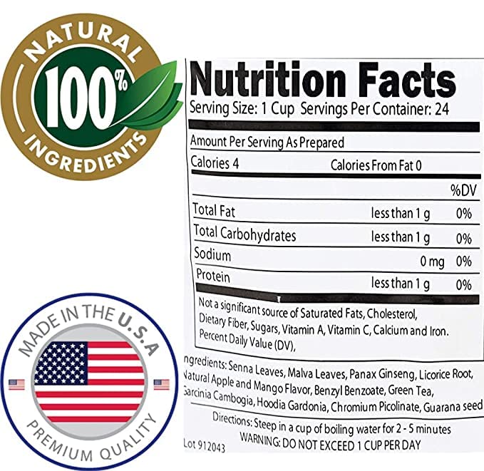 Energybolizer Perfect Weight Herbal Tea (24 Bags)| Natural Energy Booster for Women and Men | Increase Energy, Improve Digestion (Alphonso Mango) - Bloomnest
