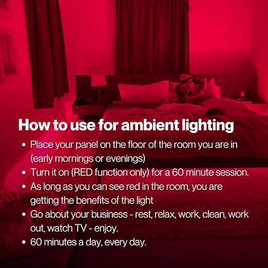 Fringe Red Light Panel, Has Both Red Light 660nm and Infrared Lights 850nm, 360 LED, Sports Recovery (Therapy Panel 189W) Ideal for Pain Relief, Sleep and Energy Recovery JoinFringe
