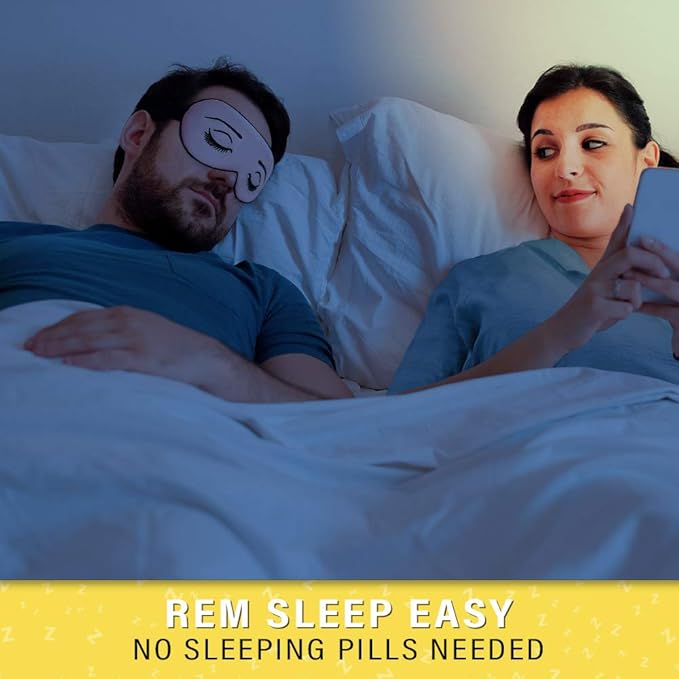 Silk Sleep Eye Mask for Men Women, Comfortable Super Soft Eye Mask with Adjustable Strap, 100% Pure Silk, Works with Every Nap Position, Ultimate Sleeping Aid Blindfold, Blocks Light, Jersey Slumber - Bloomnest