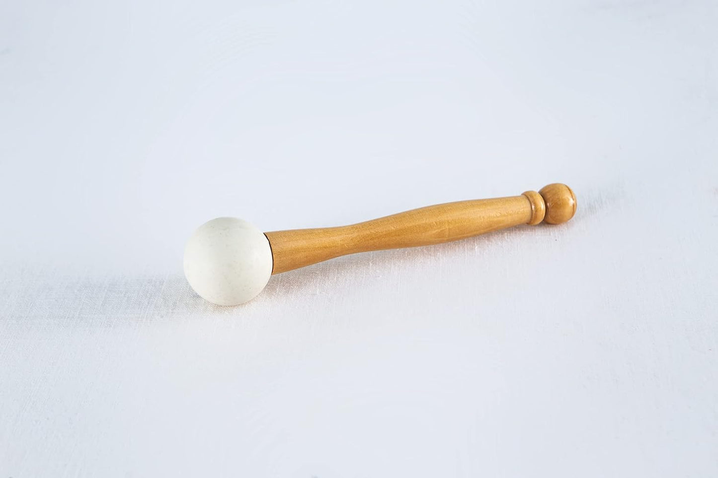 Leize Quartz Crystal Singing Bowl 432hz E Note Solar Plexus Chakra White 10" with Suede Striker