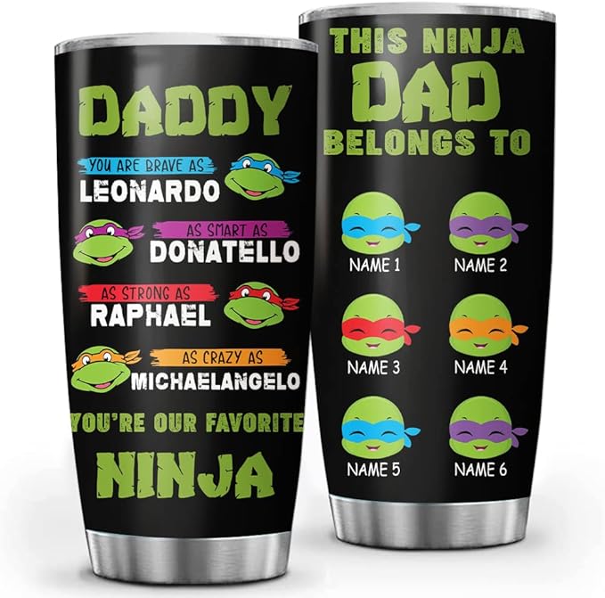 Custom Daddy You are Personalized Tumbler Cup Father's Day Gift, Gift For Dad, Father, Papa, Grandpa 20oz Insulated Coffee/Tea Tumbler with Lid - Bloomnest