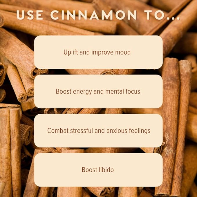 MOXE Cinnamon Essential Oil Nasal Inhaler, Therapeutic No-Mess Aromatherapy, 100% Pure and Undiluted, Stimulates Focus & Concentration, Relieves Tension, Uplifting & Relaxing Sensations, Made in USA - Bloomnest