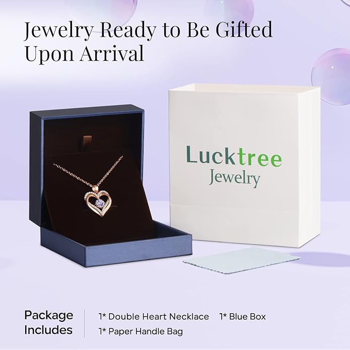 18K Rose Gold Necklaces for Women Birthday Gifts for Women Jewelry for Women Birthday Gifts for Wife Girlfriend Daughter Wife Birthday Gifts for Anniversary Mothers Day Christmas Valentines Gifts - Bloomnest