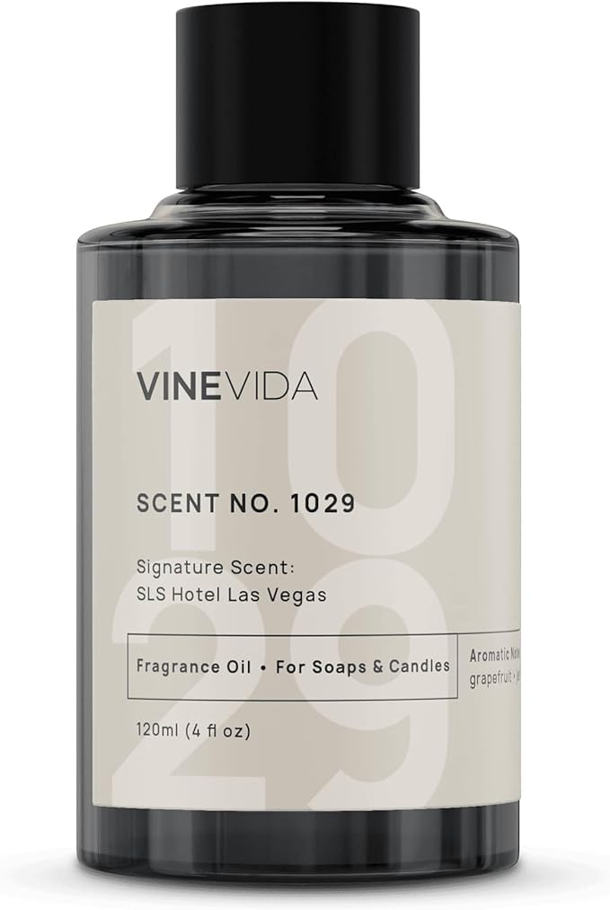 VINEVIDA Scent NO. 1029 Fragrance Oil for Cold Air Diffusers - 120mL (4oz) - Inspired by: SLS Hotel Las Vegas Hotel Fragrance Diffuser Oil - Hotel Scents for Home - Diffuser Oil VINEVIDA