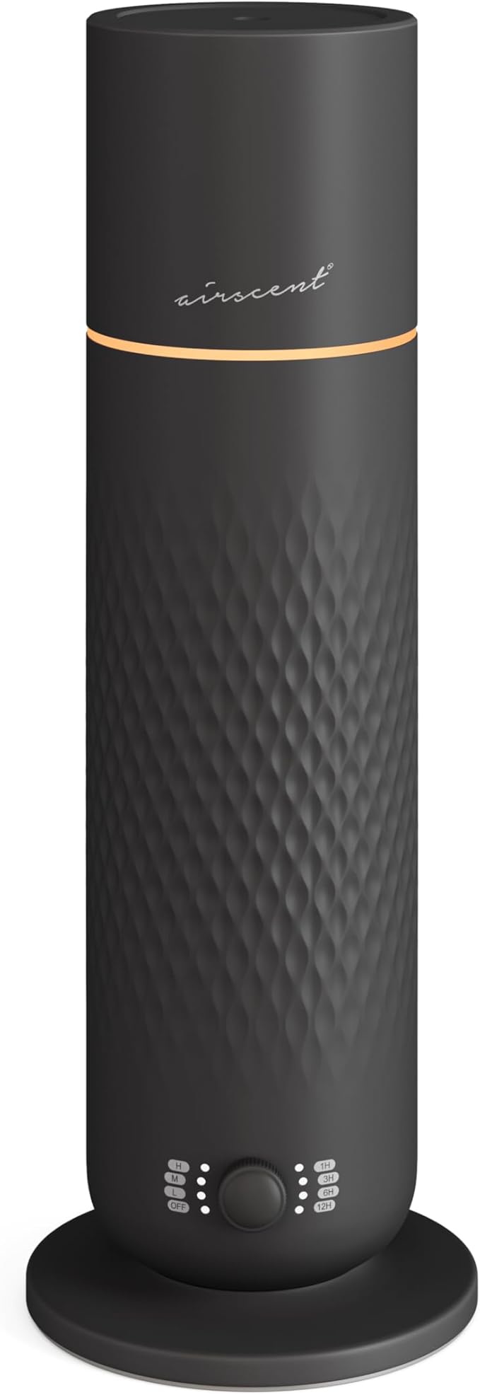 The AirScent Waterless Diffuser - Cold Air Scent Diffuser Oil Machine for Homes, Offices, Hotels and Spas - Aromatherapy Diffuser for Aesthetic Scenting - Black - 4.05 Oz - Fragrance Not Included - Bloomnest