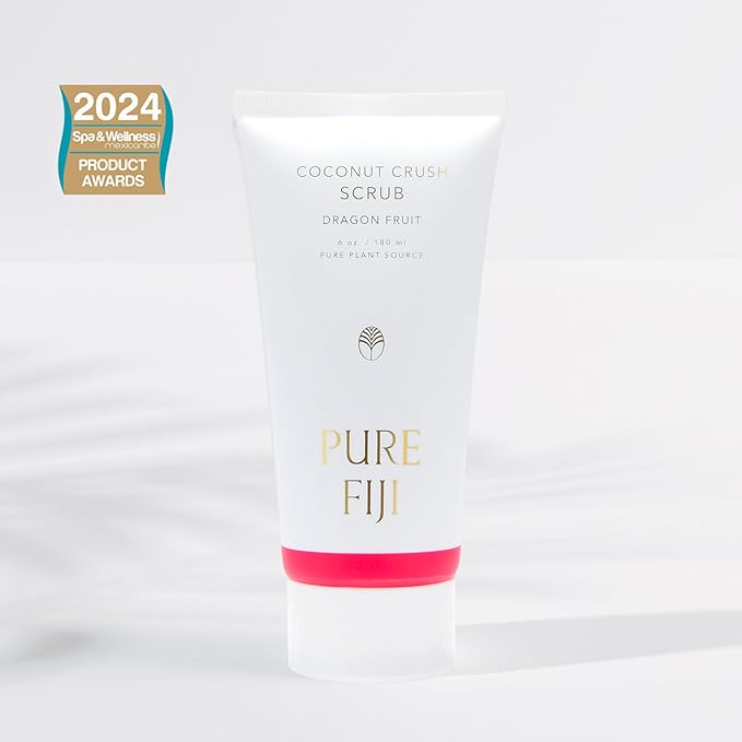 Pure Fiji Coconut Crush Scrub, Dragon Fruit (6oz/180ml) - Bloomnest