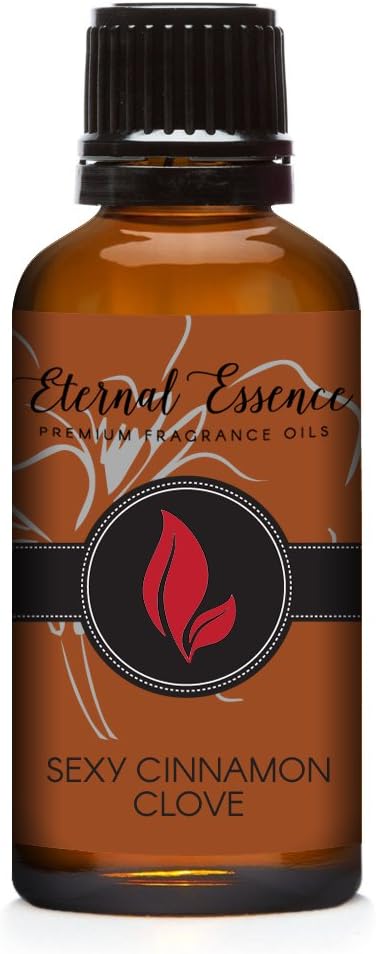 Eternal Essence Oils Sexy Cinnamon Clove 30ml Premium Fragrance Oil - for Candle, Soap Making, Aromatherapy, Diffusers, Home Care, & Humidifiers EternalEssenceOils