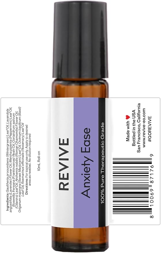 Top 6 Roll-Ons Kit by Revive Essential Oils - 100% Pure Therapeutic Grade, For Diffuser, Humidifier, Massage, Aromatherapy, Skin & Hair Care - Cruelty Free - Unrefined Oils With No Fillers. - Bloomnest