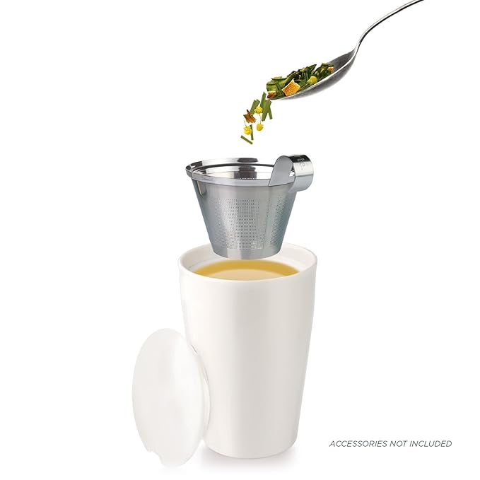 Tea Forte African Solstice Premium Loose Leaf Caffeine-Free Herbal Tea Blend Canister, Makes 35-50 Cups, Round Canister - Bloomnest