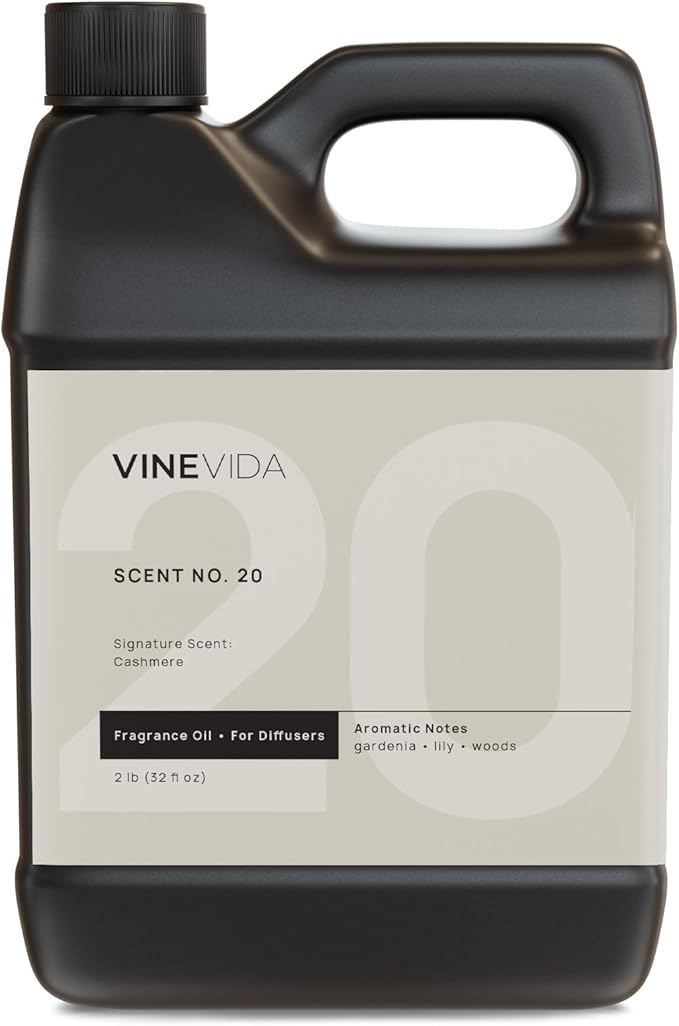 VINEVIDA [32 Fl Oz] Cashmere Fragrance Oil for Cold Air Diffusers, Essential Oils for Diffuser Oil Refill & Air Freshener Room Spray - Bloomnest