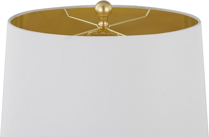 Crestview Collection Bird Table Lamp, 24" Gold Swan Resin Table Lamp with Linen Shade, Modern Animal Lamp for Nightstand,End Table or Entryway, Art Deco Home Decor for Bedroom,Living Room or Hallway - Bloomnest