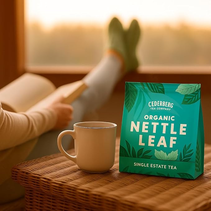 Cederberg Tea Company Organic Nettle Leaf Tea — 30 Tea Bags | Organic Herbal Tea From Single Origin | Eco-Friendly Tea Bags | Non-GMO Caffeine Free Tea With Zero Sugar - Bloomnest