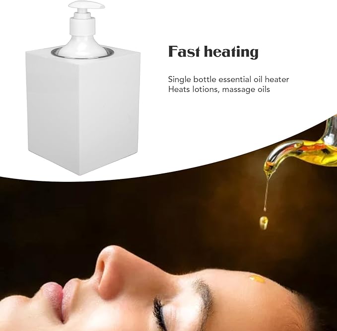 Massage Oil Bottle Warmer, Lotion Warmer, Oil Warmer for Massage, Heated Oil, Lotion and Cream Dispenser for Salon, Barber Shops, Spa Body Electric Oil Warmer - Bloomnest