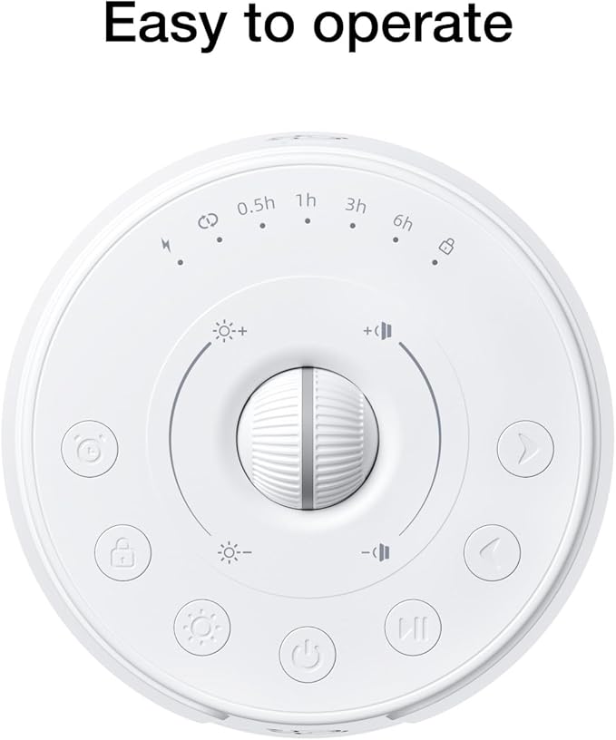 Sound Machine LEICEX White Noise Machine - 30 Soothing Sounds, 10 Colors Night Light, Rechargeable Battery- Travel Portable Sound Machine for Sleep Baby Adults, Perfect Sleeping Companion - Bloomnest