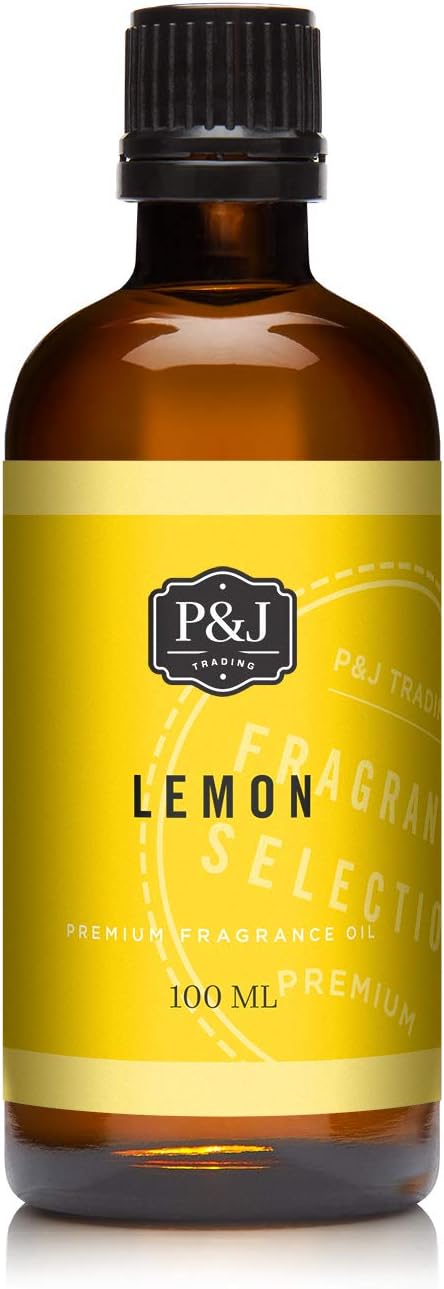 P&J Trading Fragrance Oil | Lemon Oil 100ml - Candle Scents for Candle Making, Freshie Scents, Soap Making Supplies, Diffuser Oil Scents - Bloomnest