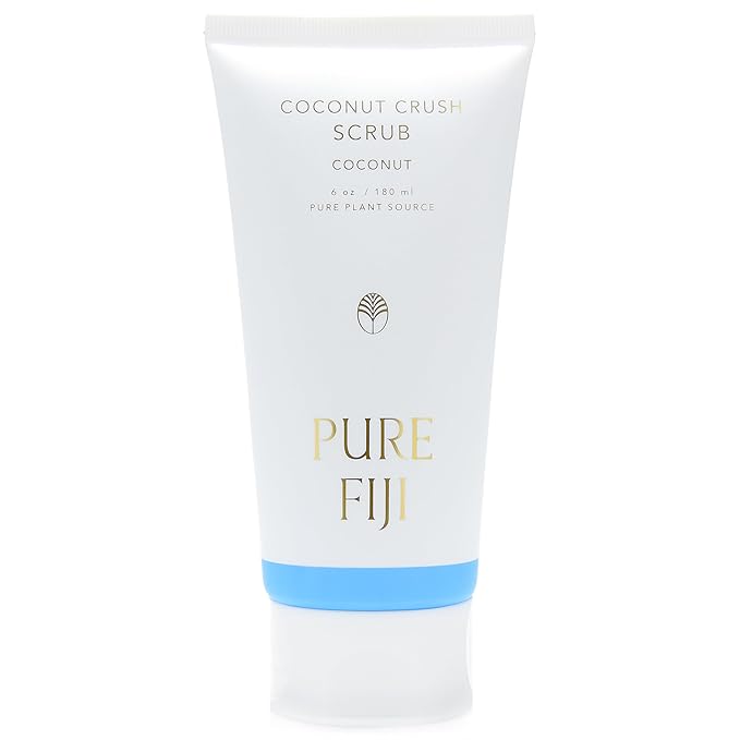 Pure Fiji Coconut Crush Scrub, Coconut (6oz/180ml) - Bloomnest