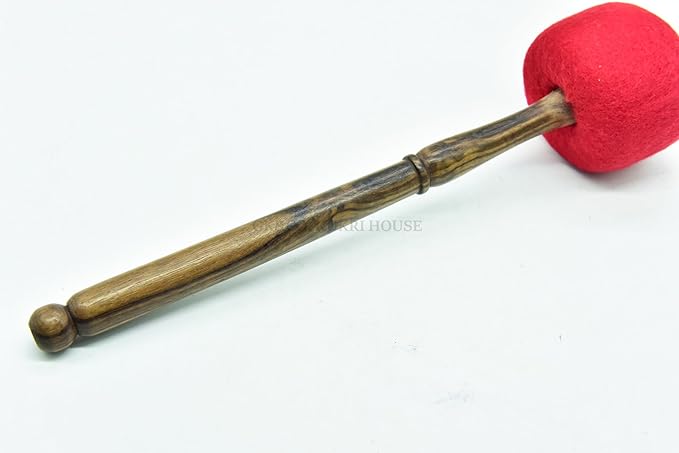 13" Tibetan Singing Bowl Mallet Wooden Felt Striker Sound Bowl Meditation Mallet Sound Bowl Stick Meditation Yoga Tibetan sound bowl mallet (13 Inches) - Bloomnest