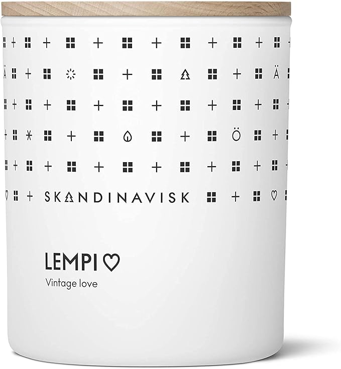 Skandinavisk LEMPI 'Love' Mini Scented Candle. Fragrance Notes: Peony and Rose, Strawberries and Mosses. 2.3 oz. - Bloomnest