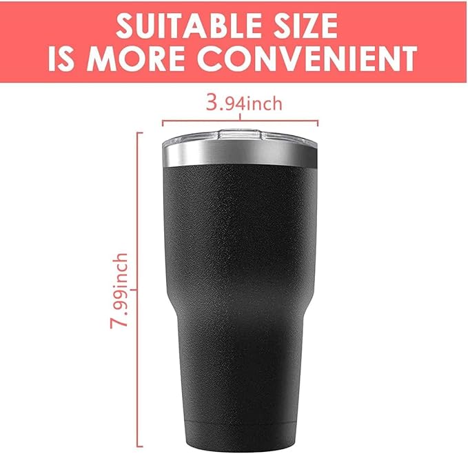 30oz Stainless Steel Travel Mug with Lid, 16 Pack Double Wall Vacuum Insulated Bulk Tumbler, Powder Coated Coffee Cup Suitable for Vehicle Cup Holders (Assorted Colors) - Bloomnest