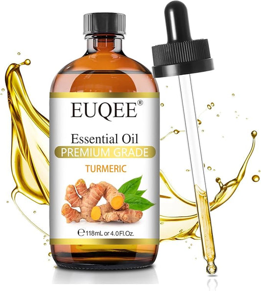 EUQEE Turmeric Essential Oil 118 ml Pure Turmeric Essential Oil for Diffusers, Candle Making, DIY Soap - 4Fl. Oz - Bloomnest